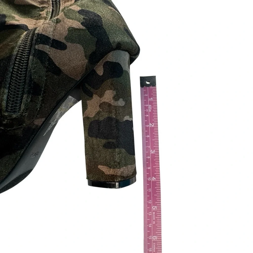 Camouflage Over-the-Knee Boots
